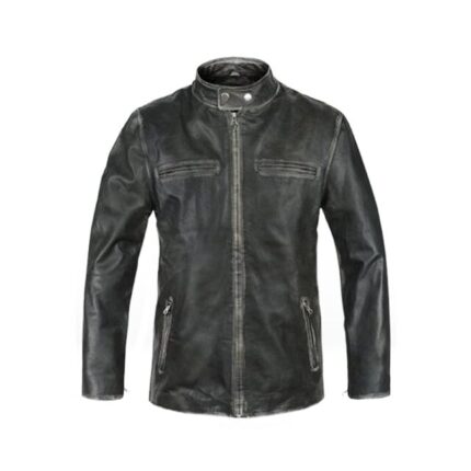 Men Mark Wahlberg Daddys Home Leather Jacket