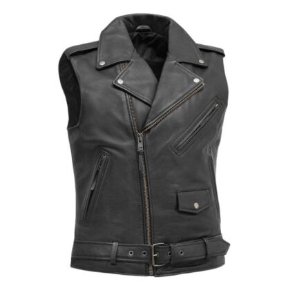 Men’s Motorcycle Leather Vest