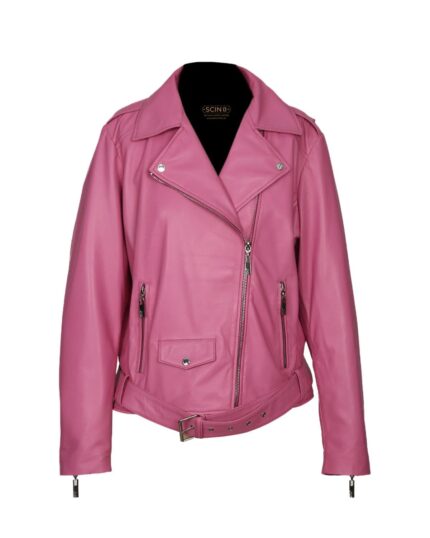 Women Siena Biker Sheepskin Leather Jacket