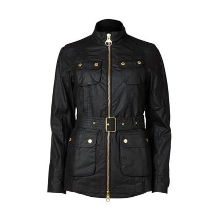Women Black Winter Fashion Coat