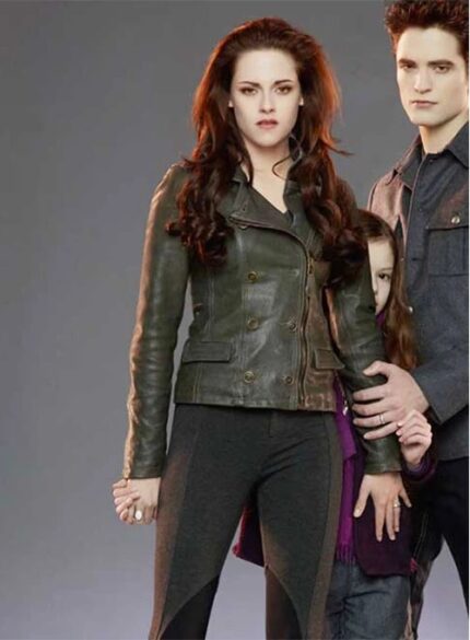 Kristen Stewart Real Leather Jacket – Breaking Dawn Style