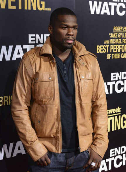 CURTIS JAMES JACKSON III LEATHER JACKET