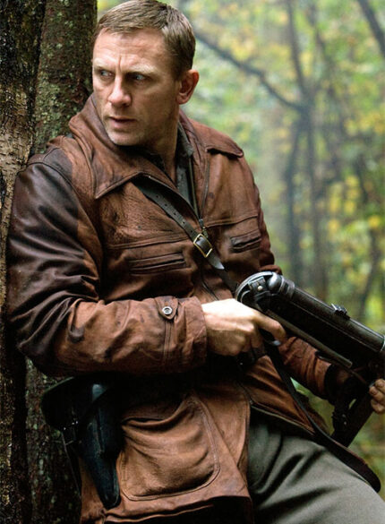 DANIEL CRAIG DEFIANCE LEATHER JACKET