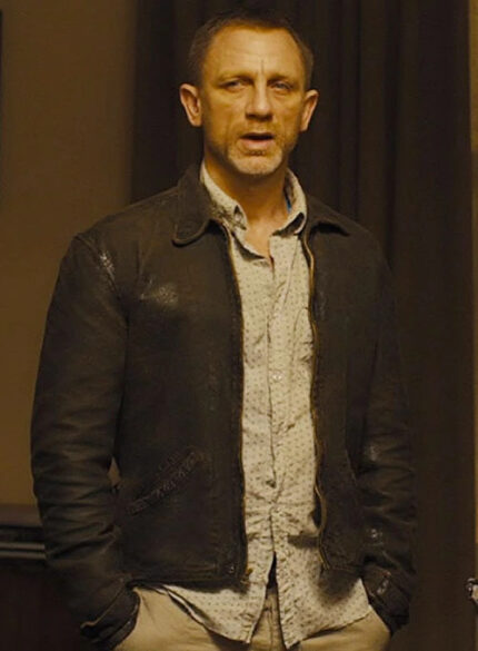 DANIEL CRAIG SKYFALL LEATHER JACKET
