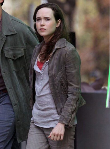 ELLEN PAGE LEATHER JACKET