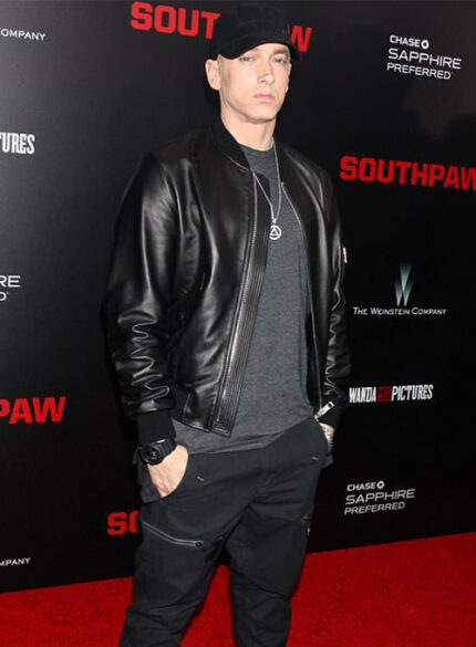 EMINEM RED CARPET LEATHER JACKET