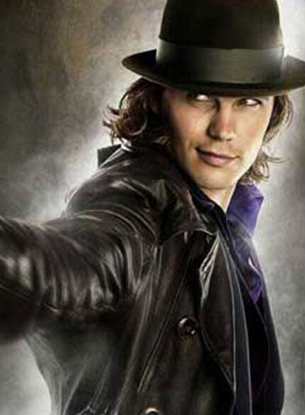GAMBIT LEATHER TRENCH COAT
