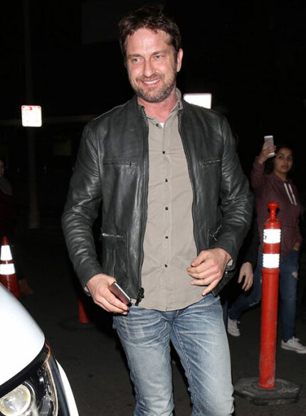 GERARD BUTLER LEATHER JACKET #3
