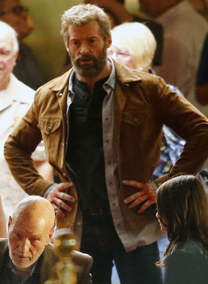 HUGH JACKMAN LOGAN LEATHER JACKET
