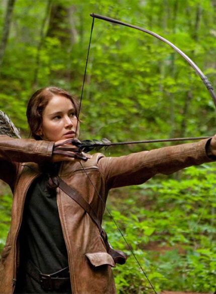 KATNISS HUNGER GAMES LEATHER JACKET