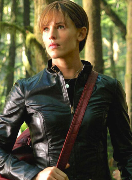 JENNIFER GARNER ELEKTRA LEATHER JACKET