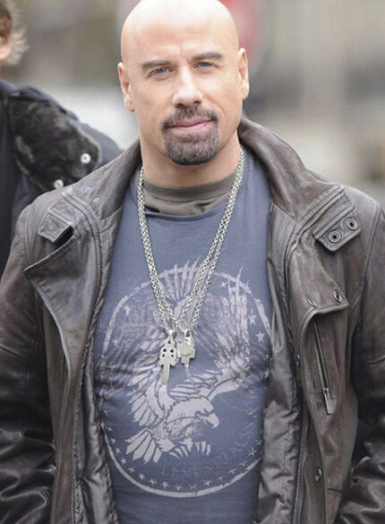 JOHN TRAVOLTA FROM PARIS WITH LOVE LEATHER JACKET