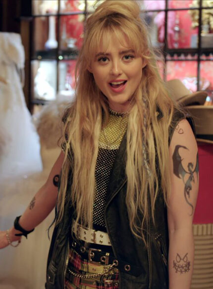 KATHRYN NEWTON ABIGAIL LEATHER VEST