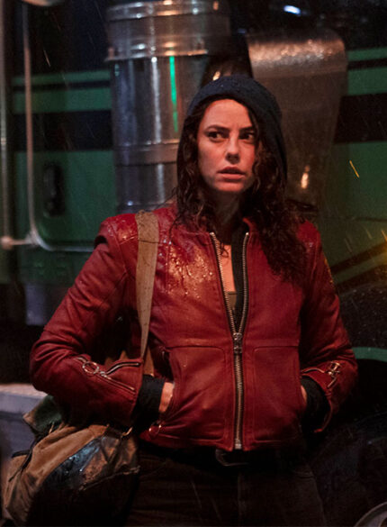 KAYA SCODELARIO RESIDENT EVIL LEATHER JACKET