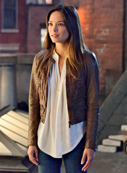 KRISTIN KREUK BEAUTY AND THE BEAST LEATHER JACKET