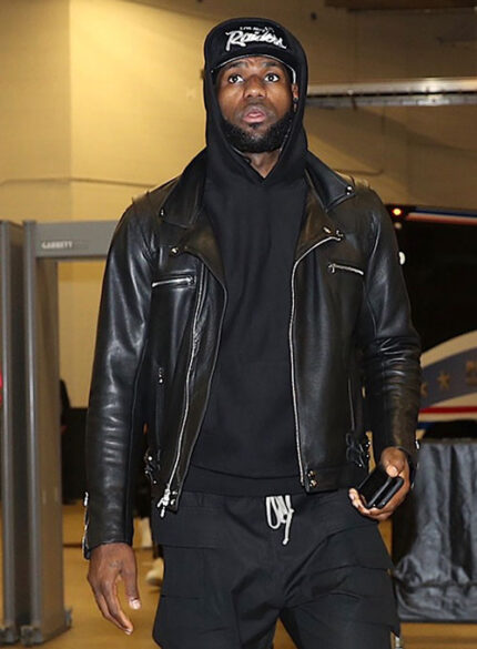 LEBRON JAMES LEATHER JACKET