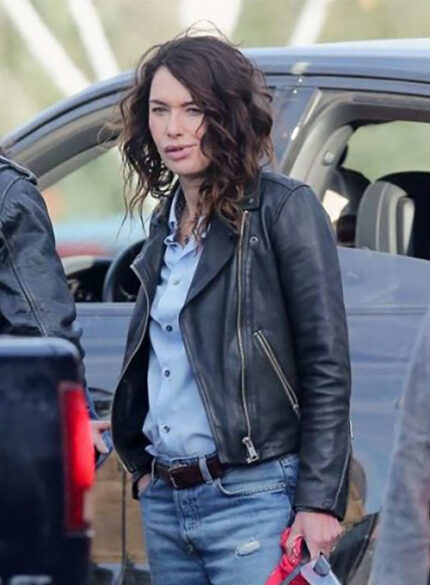 LENA HEADEY 9 BULLETS LEATHER JACKET