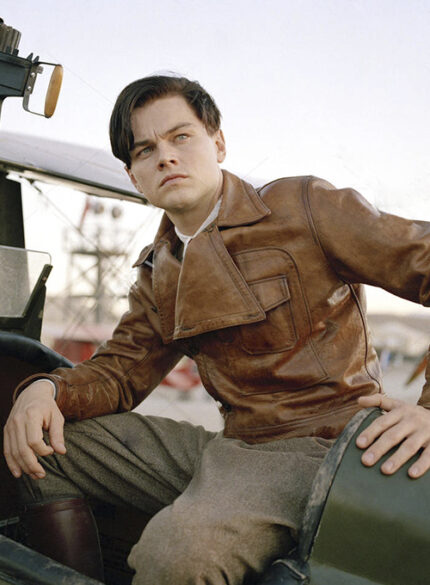 LEONARDO DICAPRIO THE AVIATOR LEATHER JACKET
