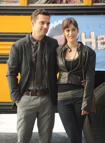 LIZZY CAPLAN NEW GIRL LEATHER JACKET