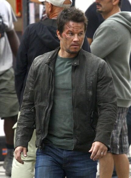 MARK WAHLBERG TRANSFORMERS AGE OF EXTINCTION LEATHER JACKET