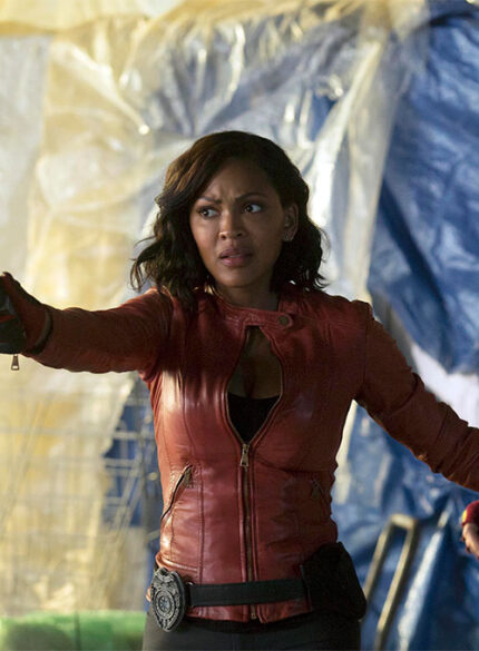MEAGAN GOOD MINORITY REPORT LEATHER JACKET