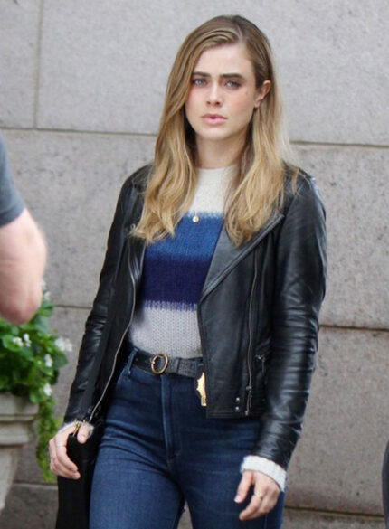 MELISSA ROXBURGH MANIFEST LEATHER JACKET