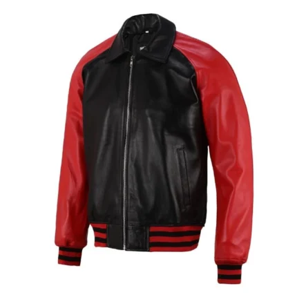 Men’s Lambskin Bomber Baseball Varsity Jacket