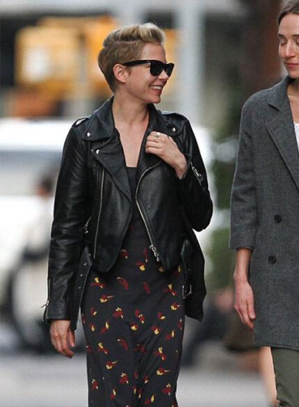 MICHELLE WILLIAMS LEATHER JACKET