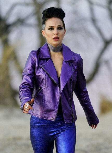 NATALIE PORTMAN VOX LUX LEATHER JACKET #2