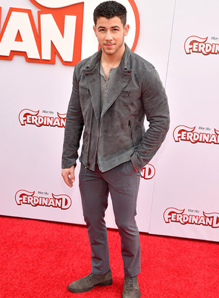 NICK JONAS LEATHER JACKET #2