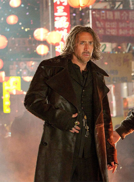 NICOLAS CAGE THE SORCERER'S APPRENTICE LEATHER LONG COAT