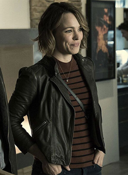 RACHEL MCADAMS GAME NIGHT LEATHER JACKET