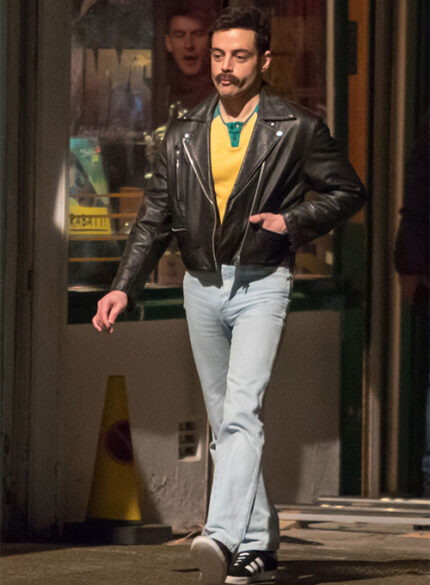 RAMI MALEK LEATHER JACKET