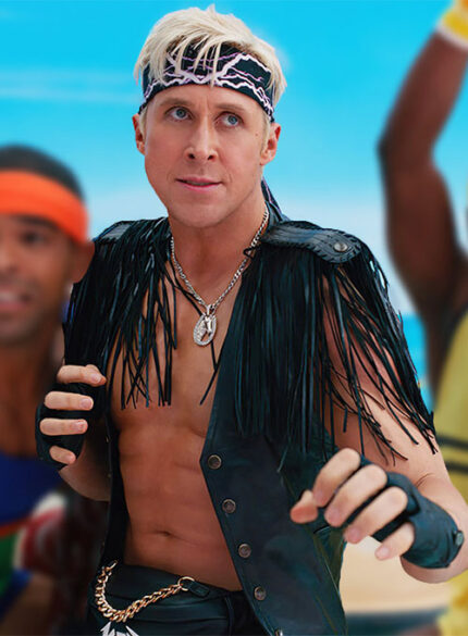 RYAN GOSLING BARBIE LEATHER VEST
