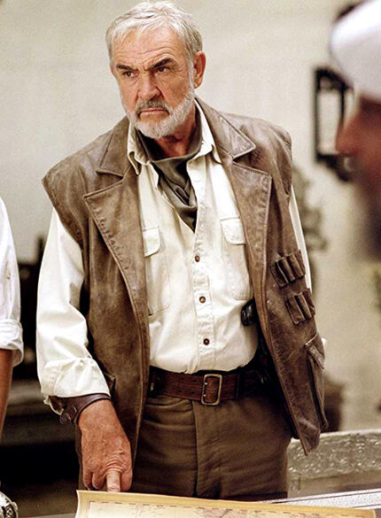 SEAN CONNERY THE LEAGUE OF EXTRAORDINARY GENTLEMEN LEATHER VEST