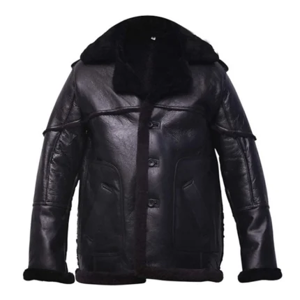 Men’s Shearling Lined Leather Jacket