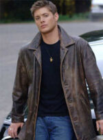 Buneri Dean Winchester Leather Trench Coat