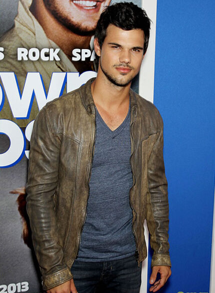 TAYLOR LAUTNER LEATHER JACKET