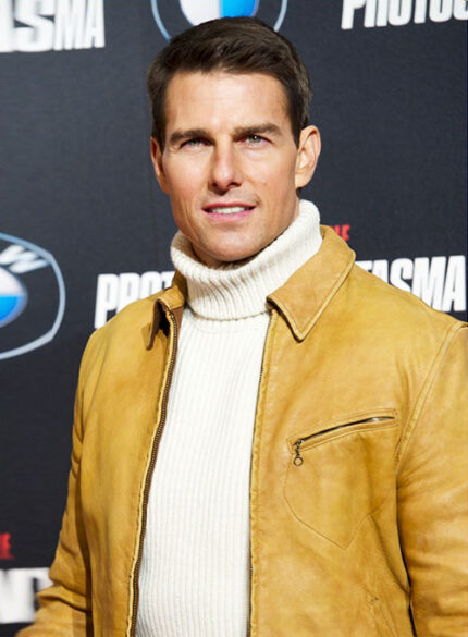 TOM CRUISE MISSION IMPOSSIBLE 4 PREMIERE LEATHER JACKET
