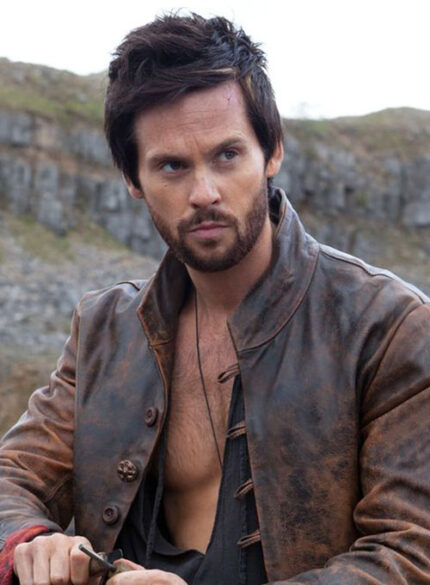 TOM RILEY DA VINCI'S DEMONS LEATHER JACKET