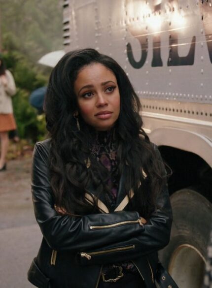 Vanessa Morgan Real Leather Jacket – Riverdale Style