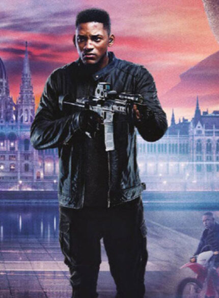 WILL SMITH GEMINI MAN LEATHER JACKET