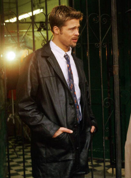 Brad Pitt Leather Jacket Se7en (Seven) David Mills